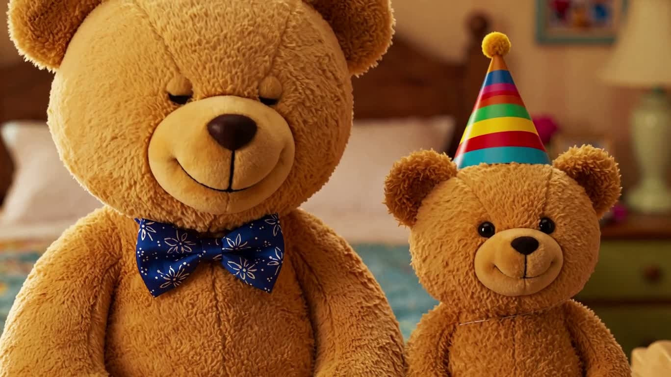 Bữa tiệc sinh nhật của gấu bông