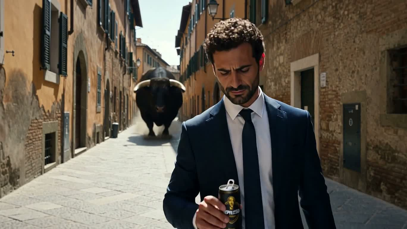 Le matador de café des rues de Florence
