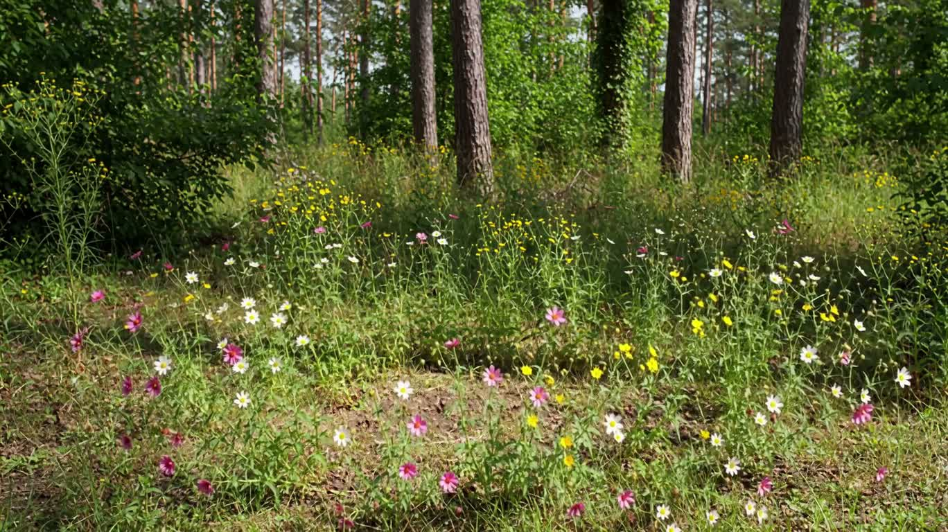 La brise se rassemble en bouquet