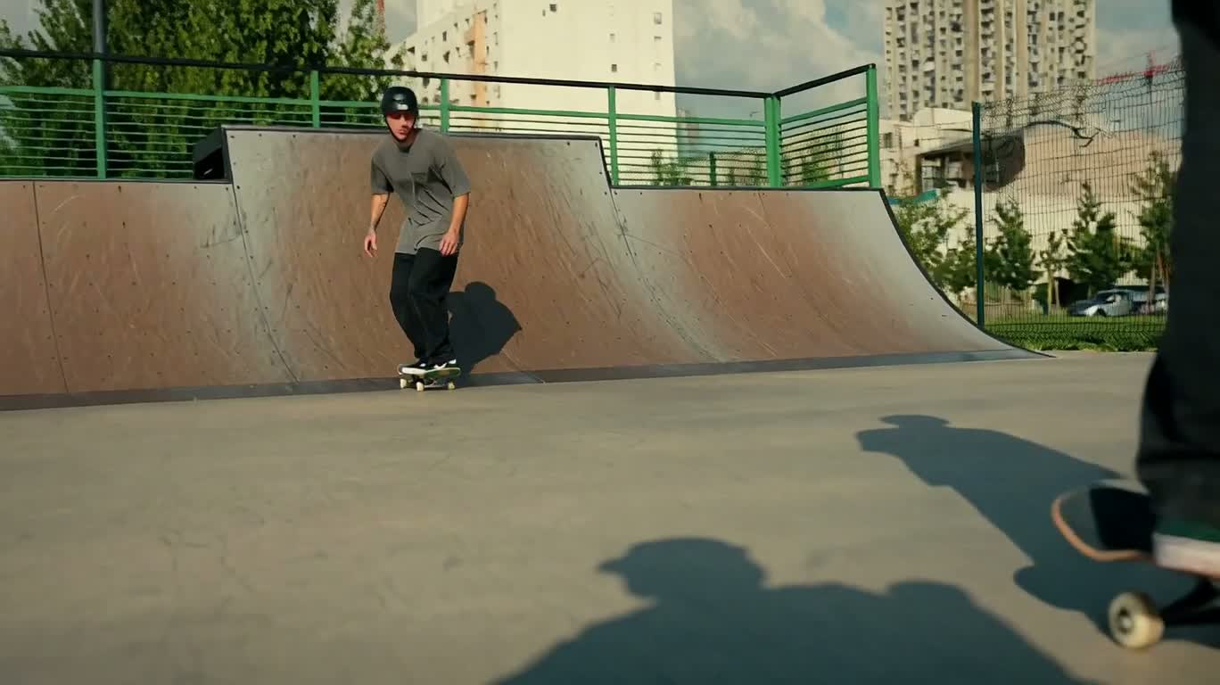 Urban Skateboard Leap