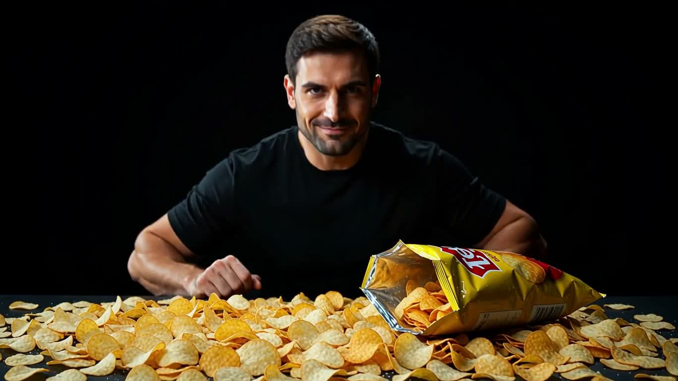 Tempête de chips : duel d'humour noir