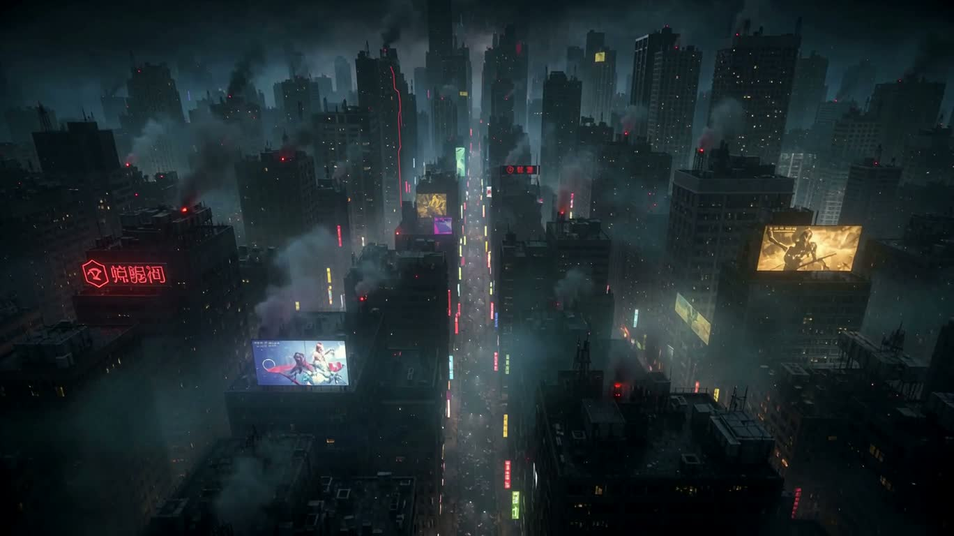 霓虹雨夜:机甲觉醒