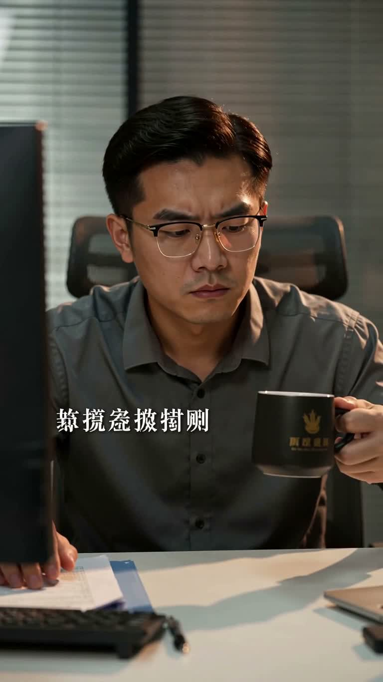 励ましの言葉を話すコーヒーカップ