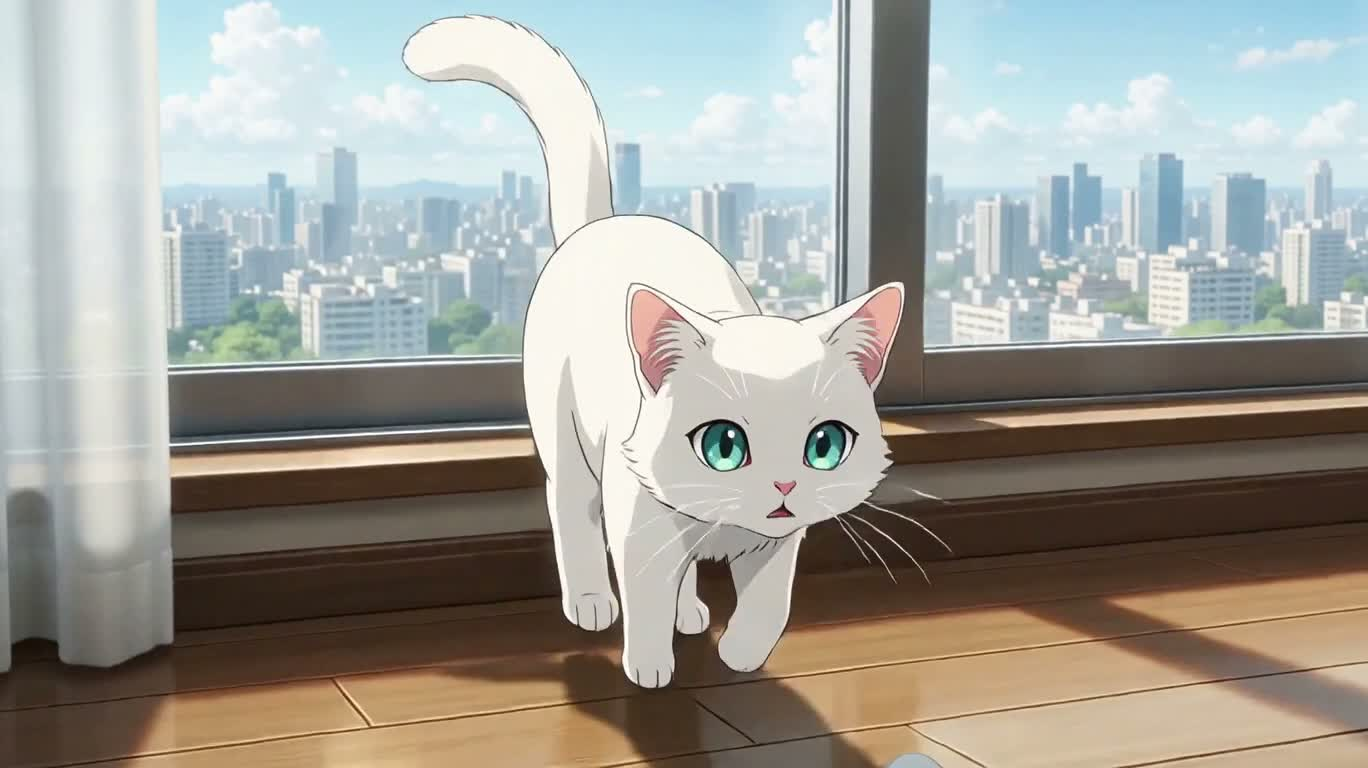 Cat Life in a Sunny Apartment