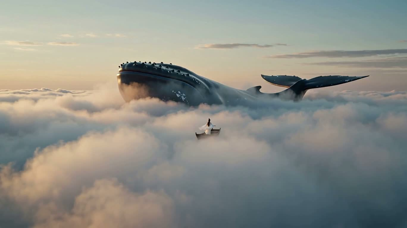 云海巨鲸与仙舟