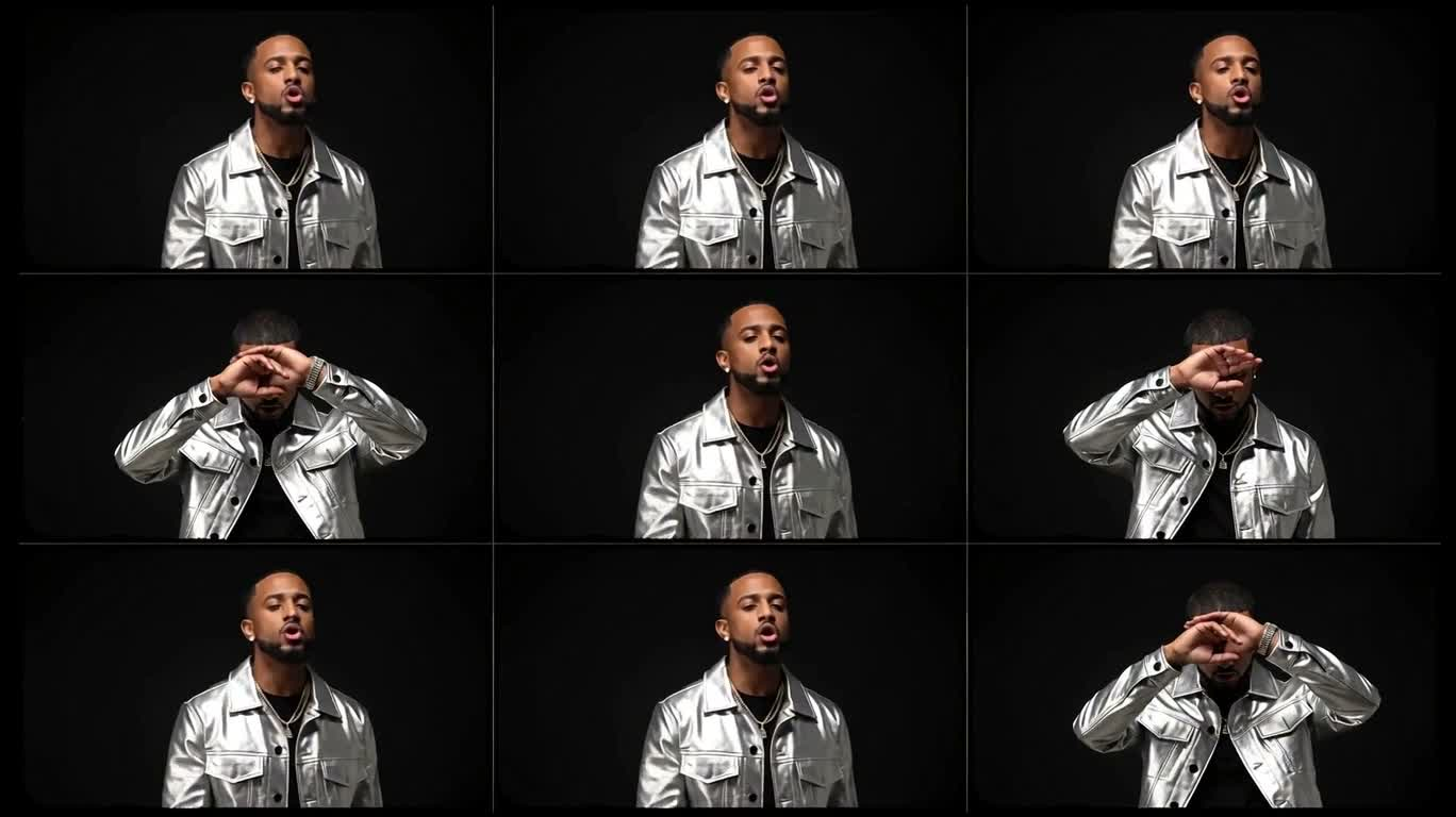 Performance de rap en rotation sur grille de neuf