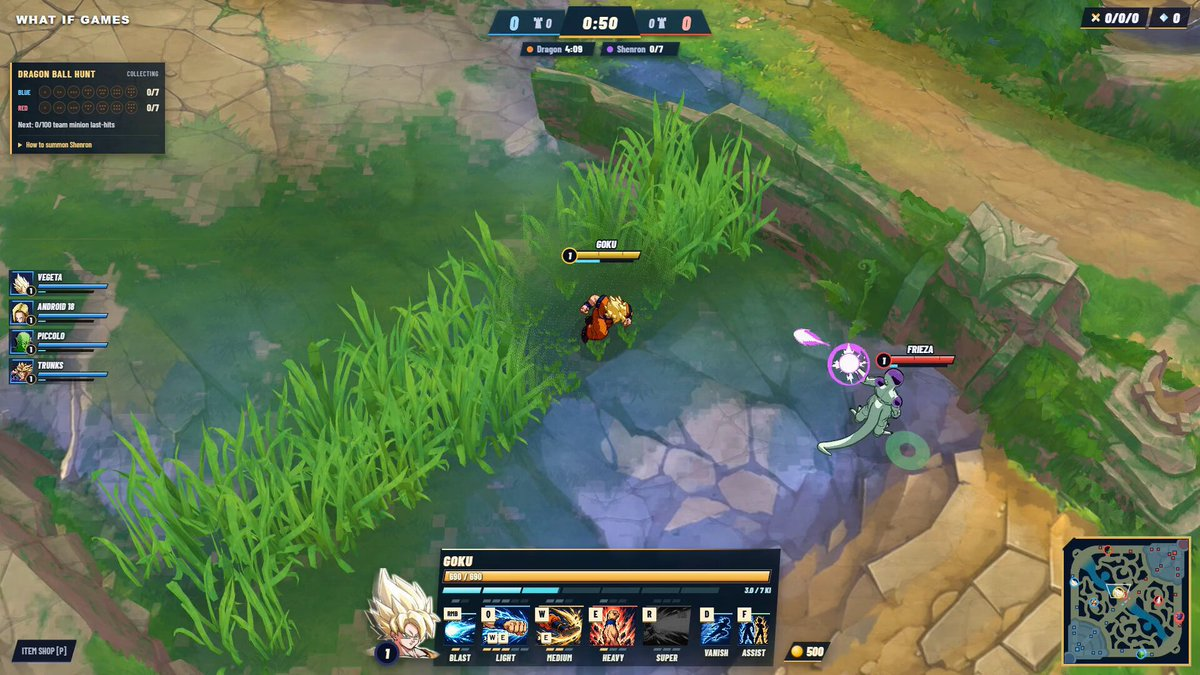 League of Legends and Dragon Ball Fighting Game Mashup — AI video creation