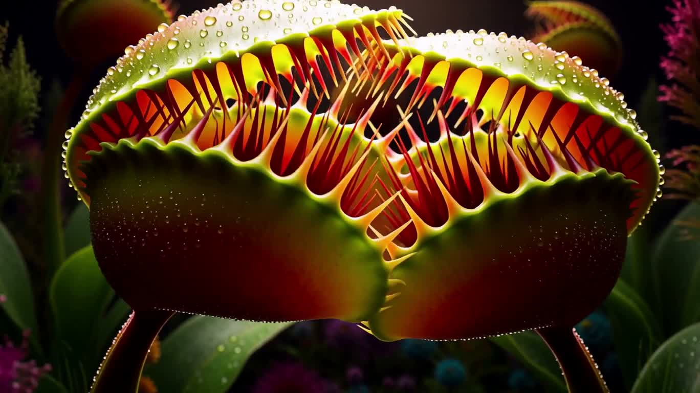 Alchimie psychédélique du jardin carnivore