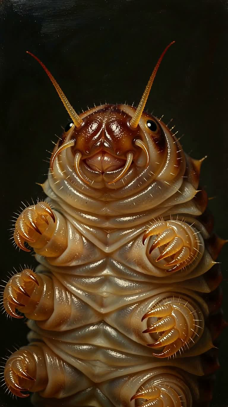Epic Oil Painting of a Tardigrade