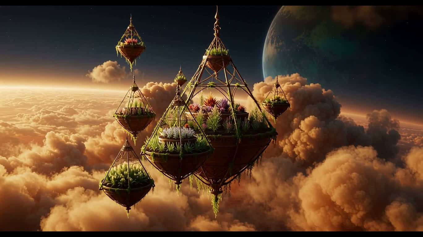 金星云层农场 — AI video creation