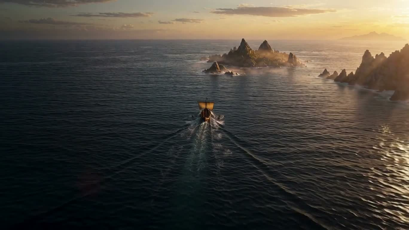 Odysseus and the Sirens' Dusk Voyage