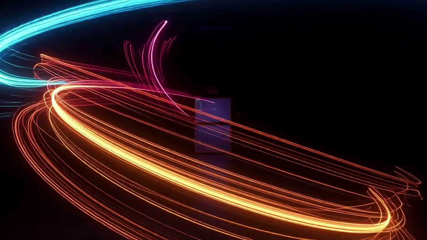 Neon Glow Painting Shadows — AI video creation