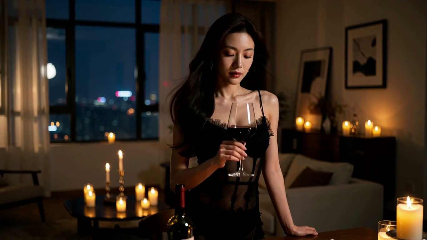 烛光阁楼的夜色魅影