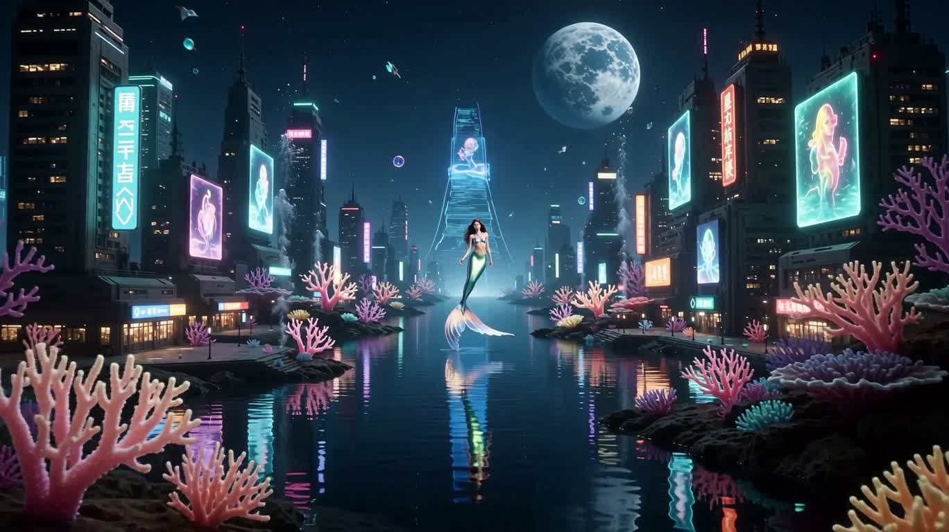 霓虹深海人鱼