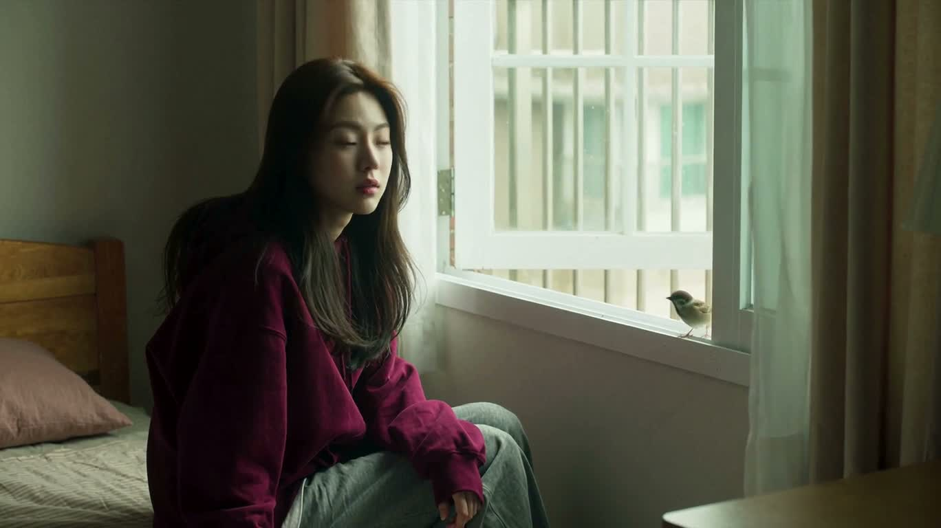 A Little Bird Visits by the Window — AI video creation