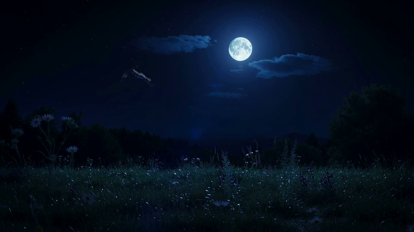 月夜猫头鹰眼蝶