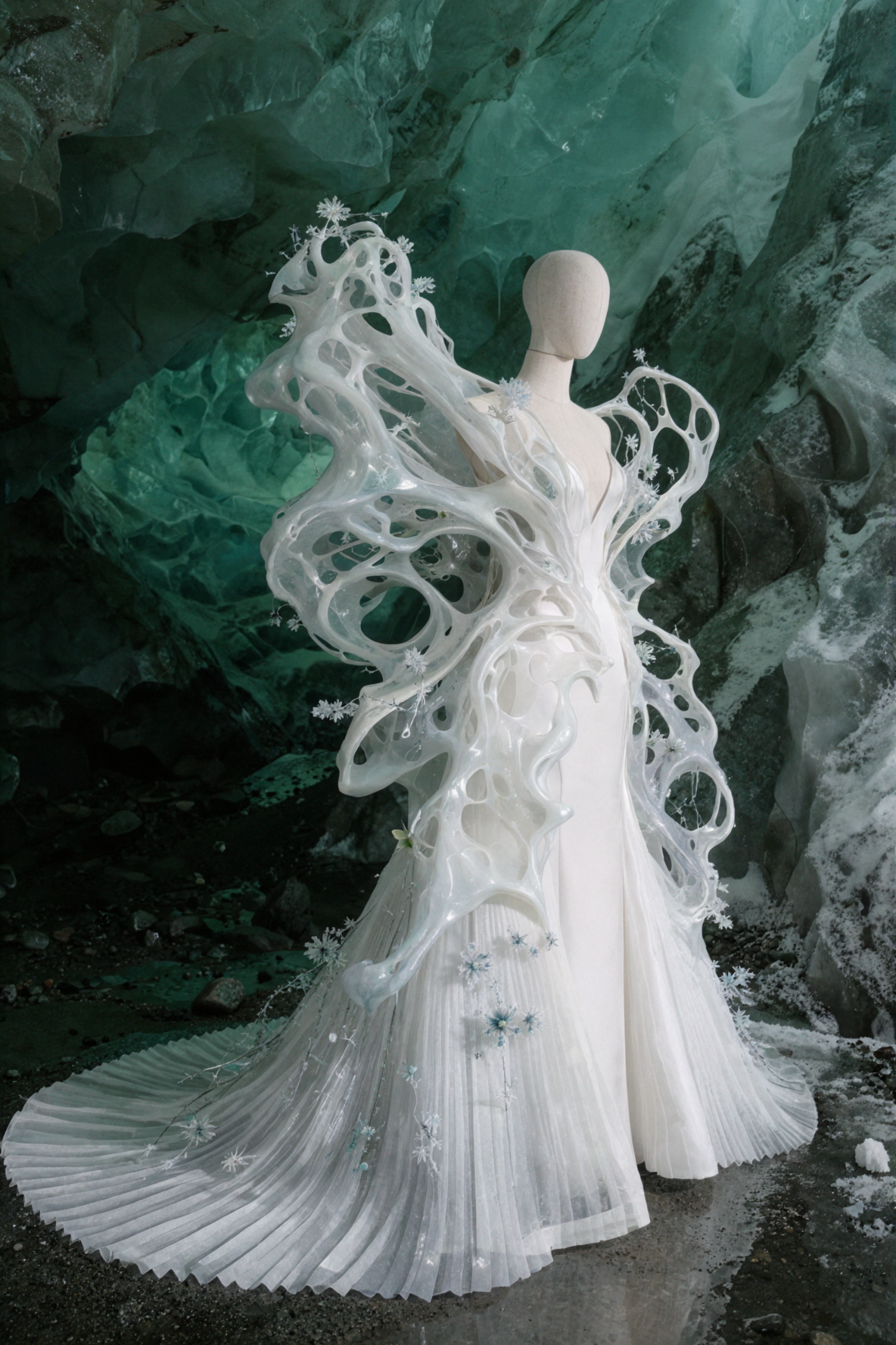 Snow Mountain Wedding Installation · Future Bio Design