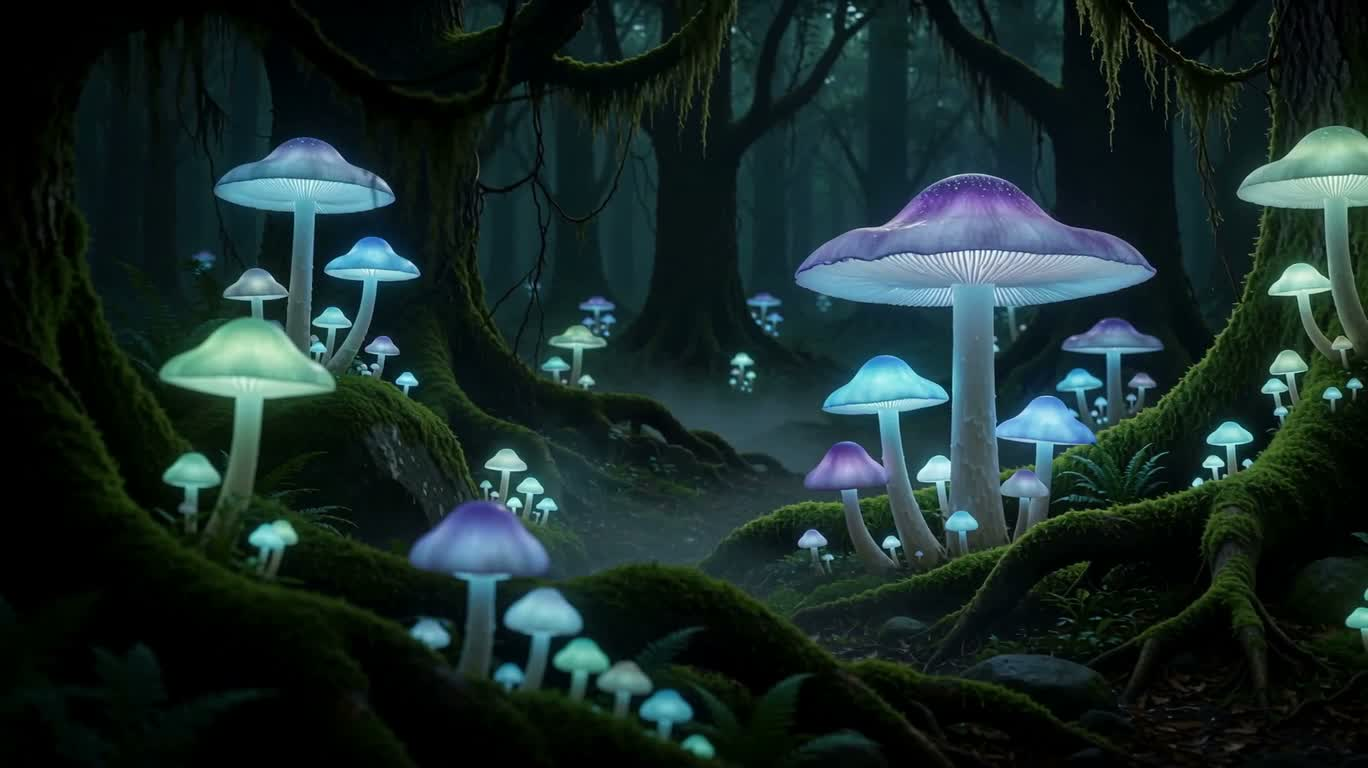 幽光蘑菇林