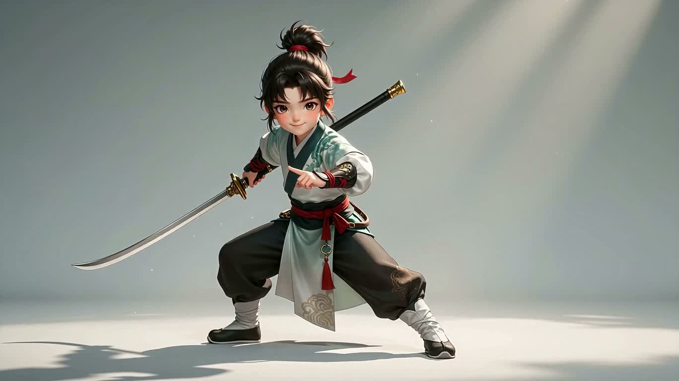 可爱武侠少年角色设定