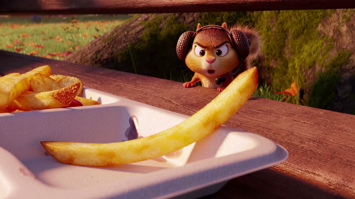 Squirrel Agent's Great French Fry Heist