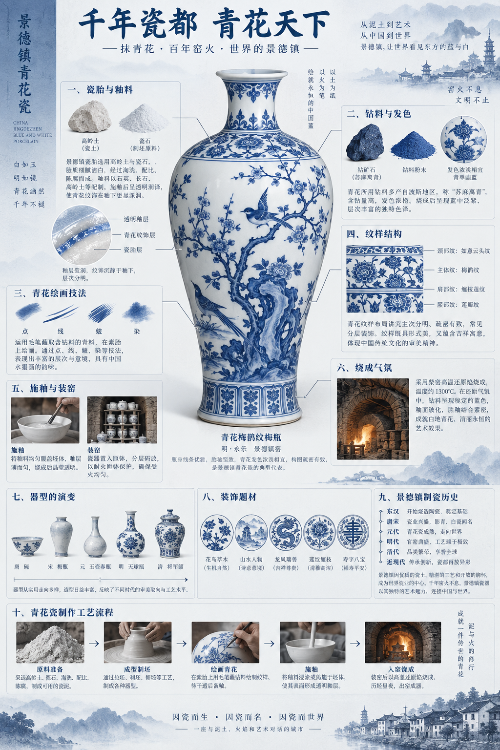 景德镇青花瓷全景解说图谱