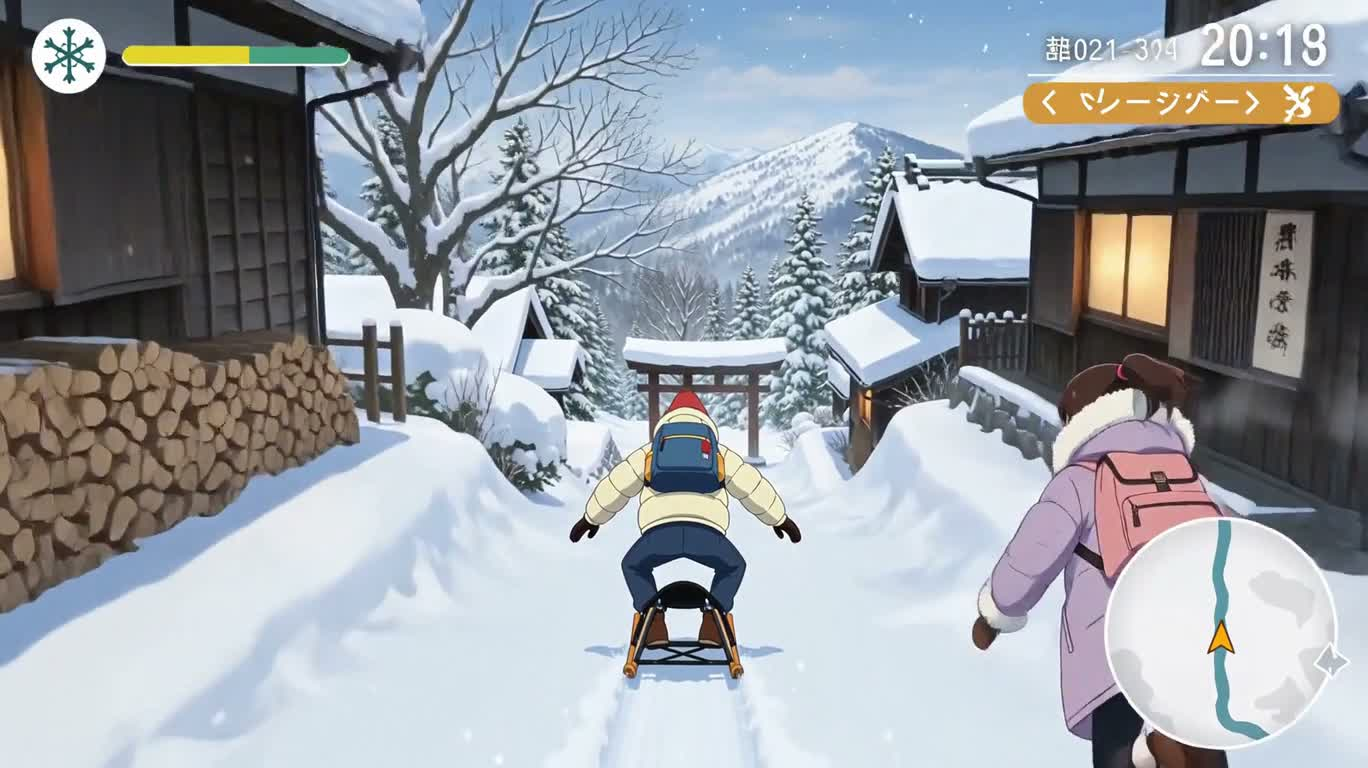 雪下车站:冬日探险