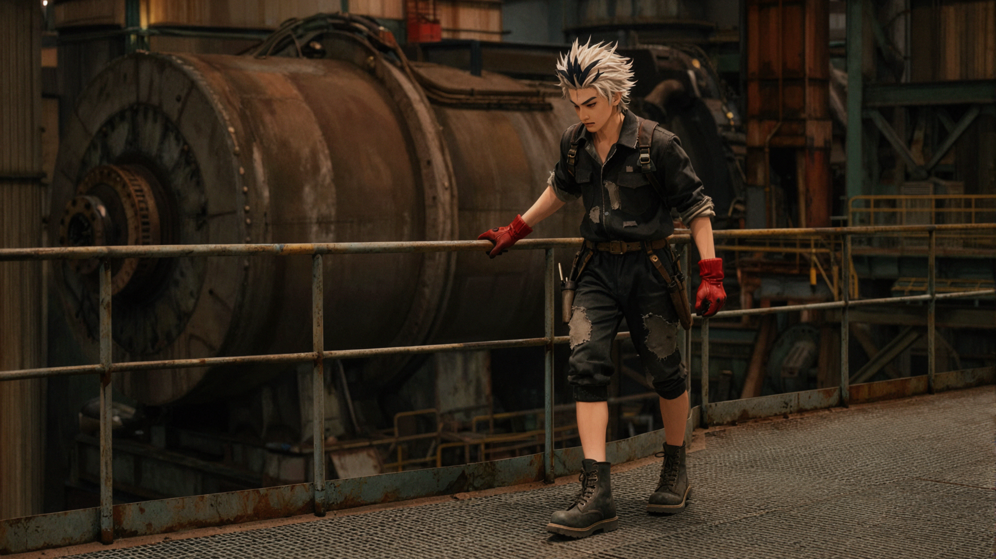 ルター · 昇降プラットフォーム · ティルトシフト写真 — AI image creation