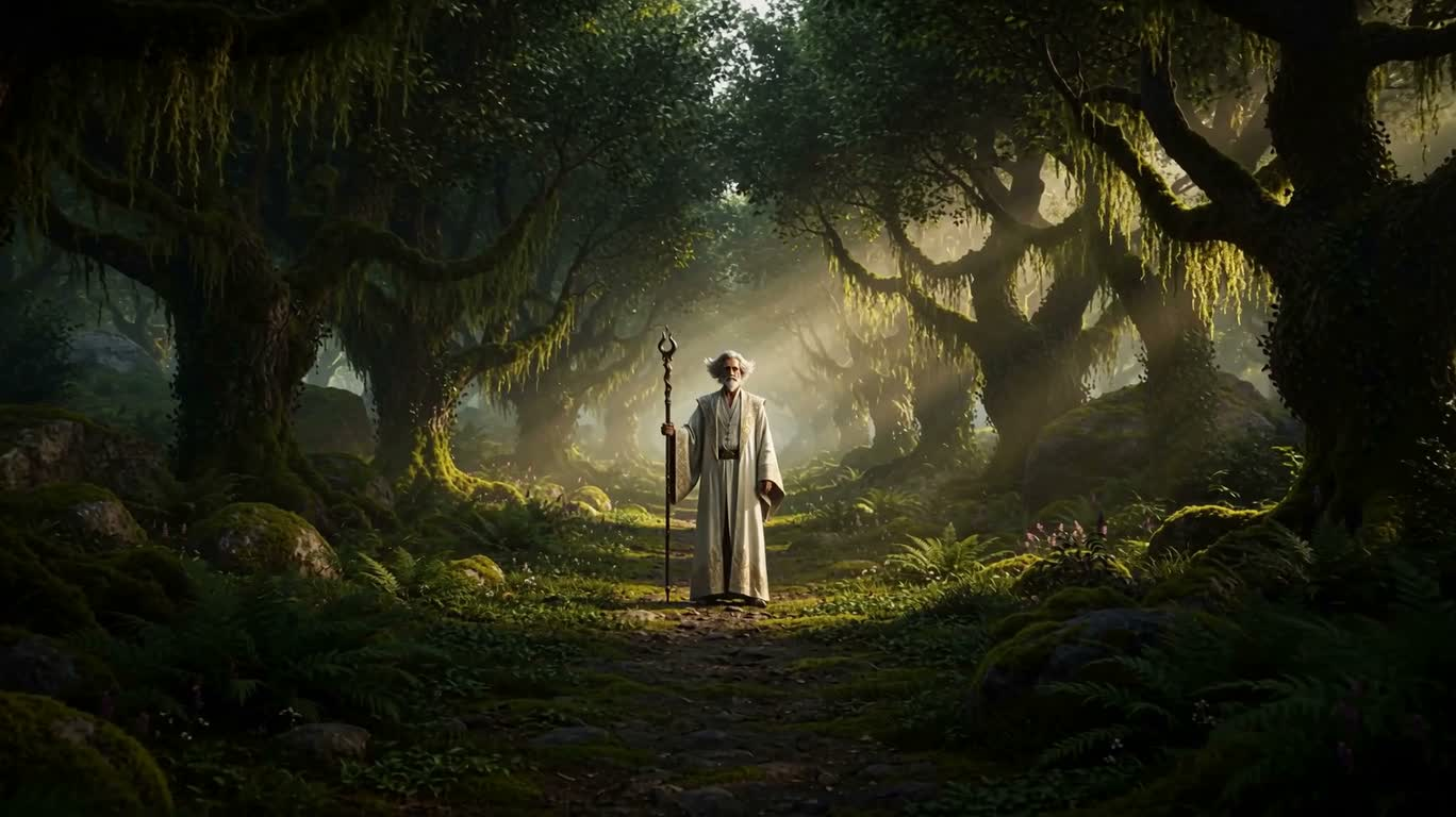 Casting Spells in the Secret Forest