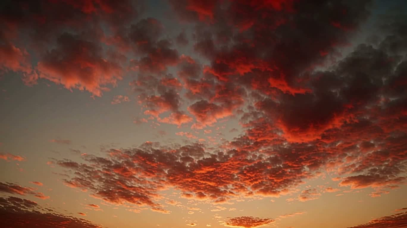 Démon furieux sous un ciel de sang