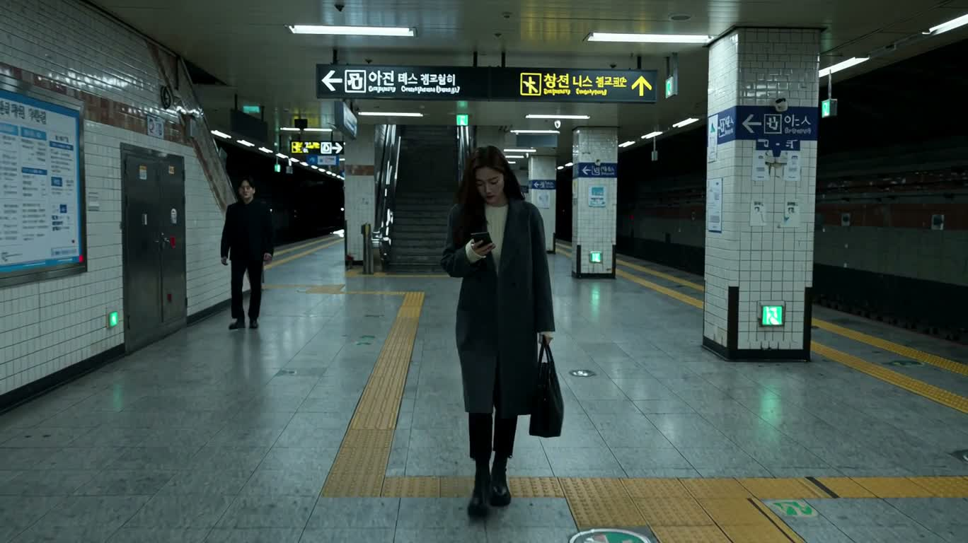 Poursuite dans le métro et photo mystérieuse