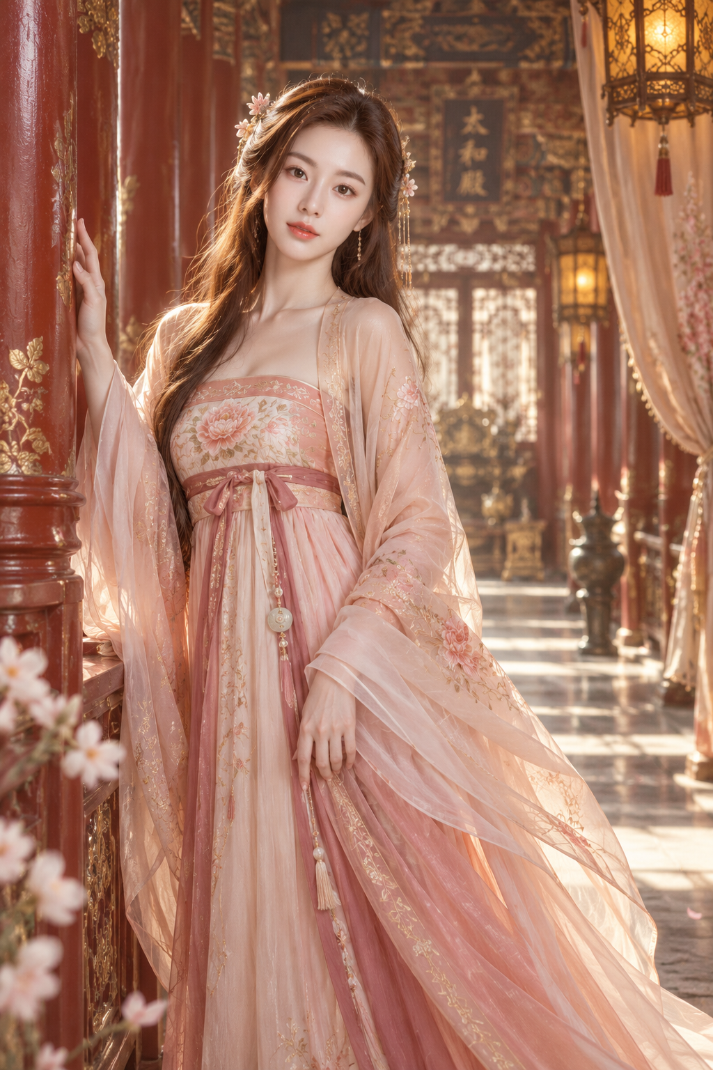 绝美唐风汉服宫廷大片