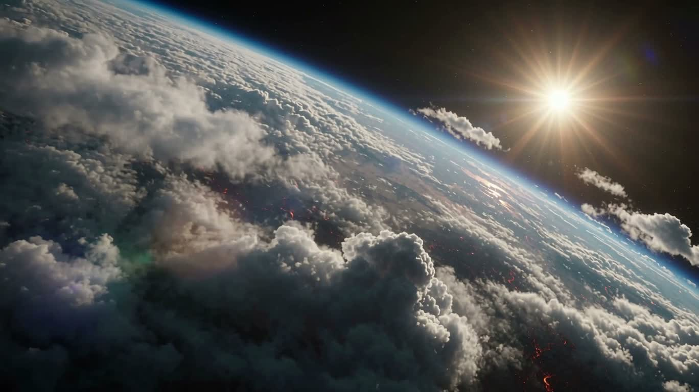 溶雲に隠れし宝の星