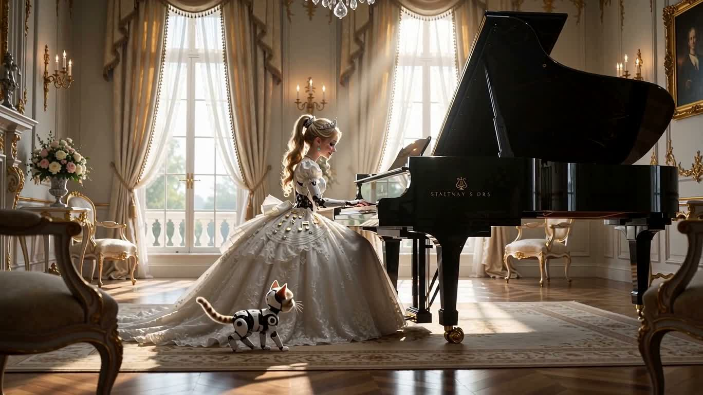 Buổi chiều đàn piano của công chúa cơ khí