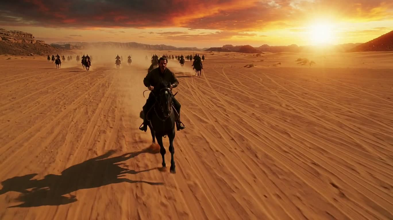 Sunset Desert Canyon Chase