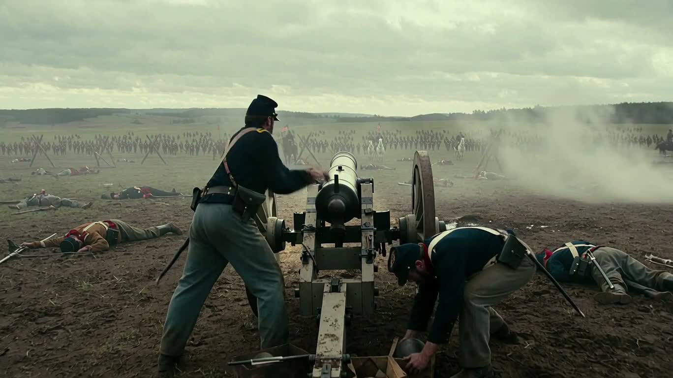Artillery Fire Amidst the Smoke of War
