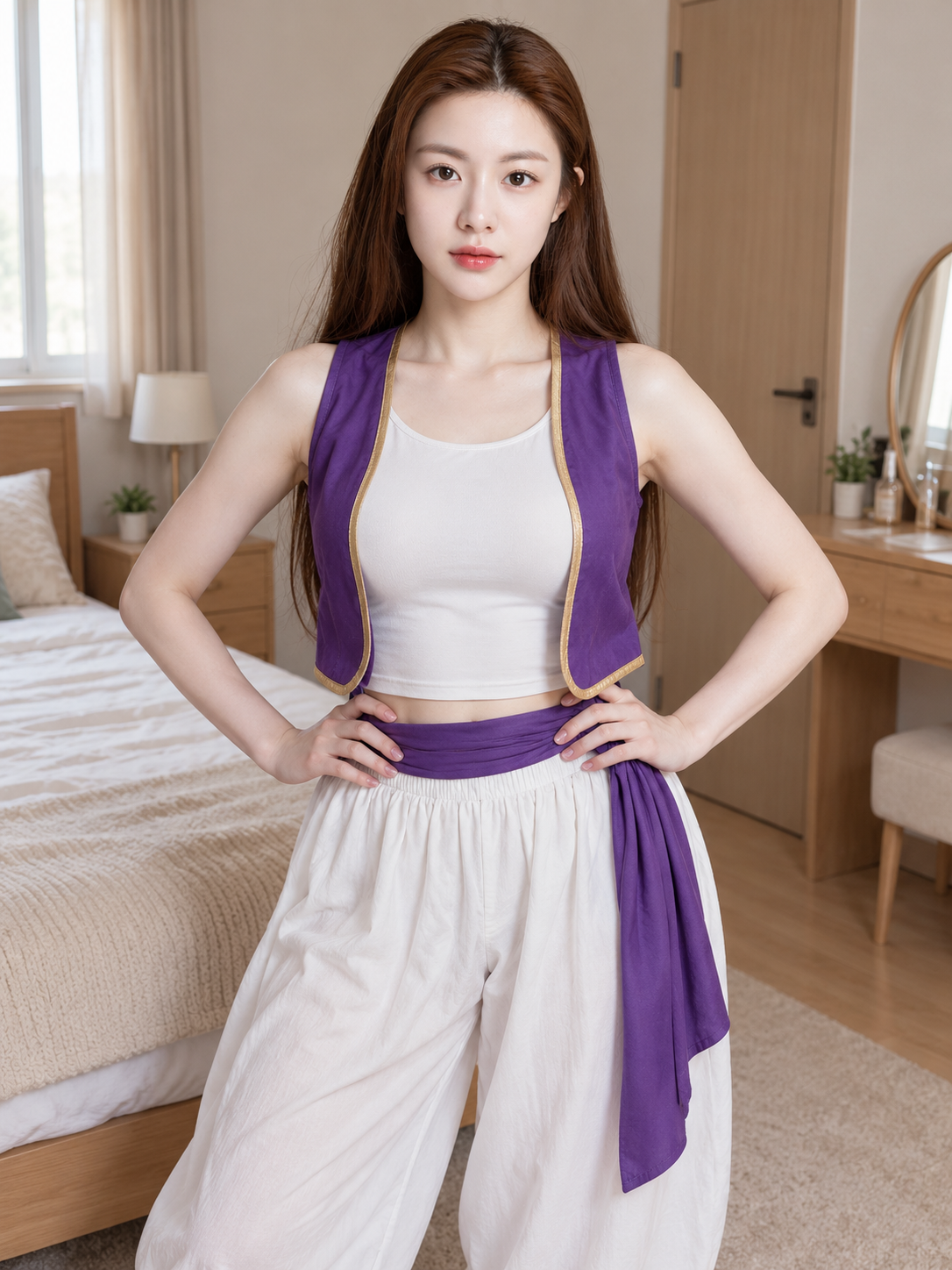 알라딘 스타일 코스프레 홈 인물 사진