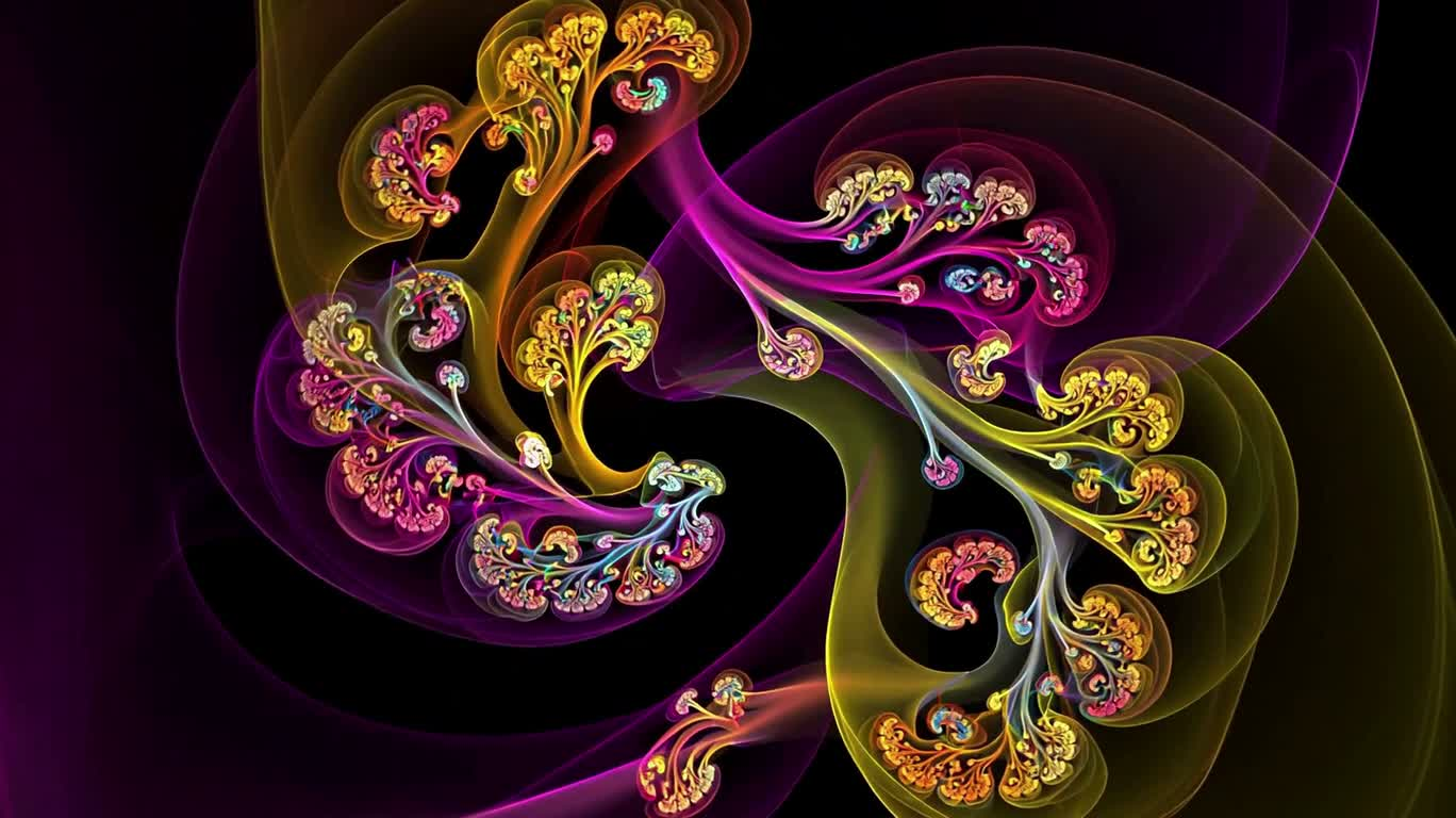 Neon Fractal Evolution