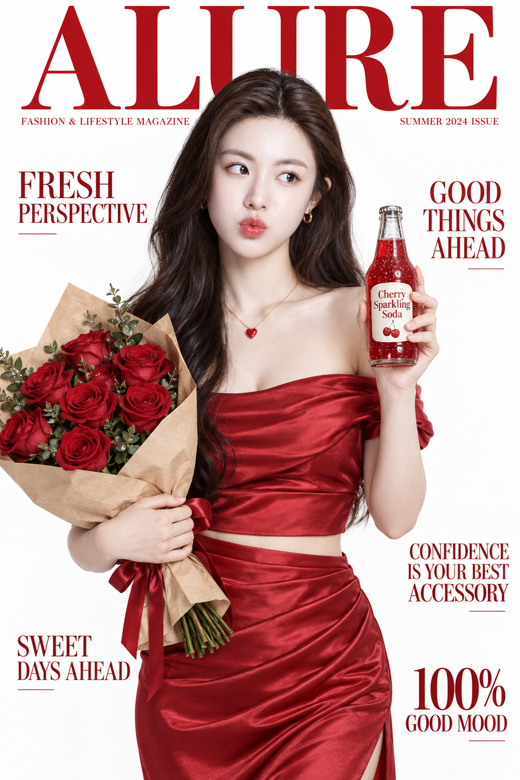 美国年轻女性时尚杂志封面