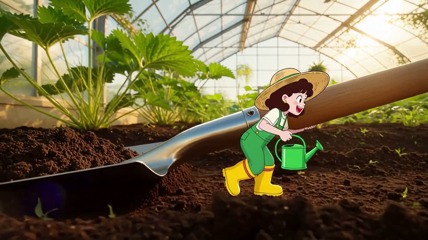L'aventure du mini jardinier dans la serre