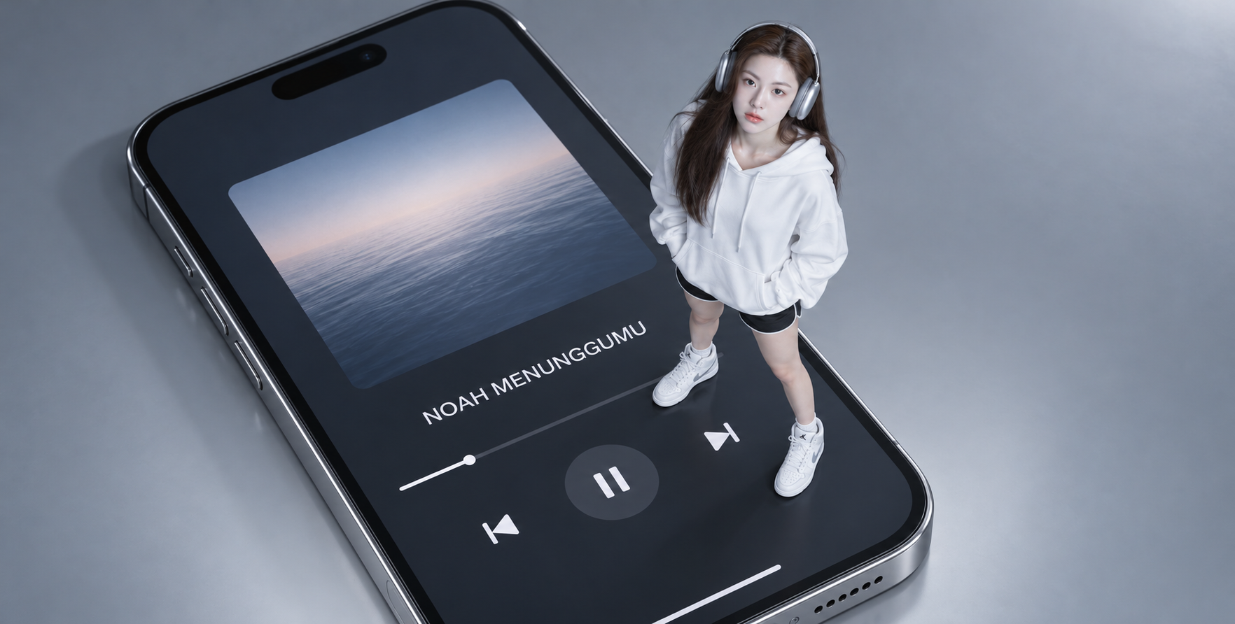 Phong cách đường phố tương lai trên điện thoại màn hình lớn