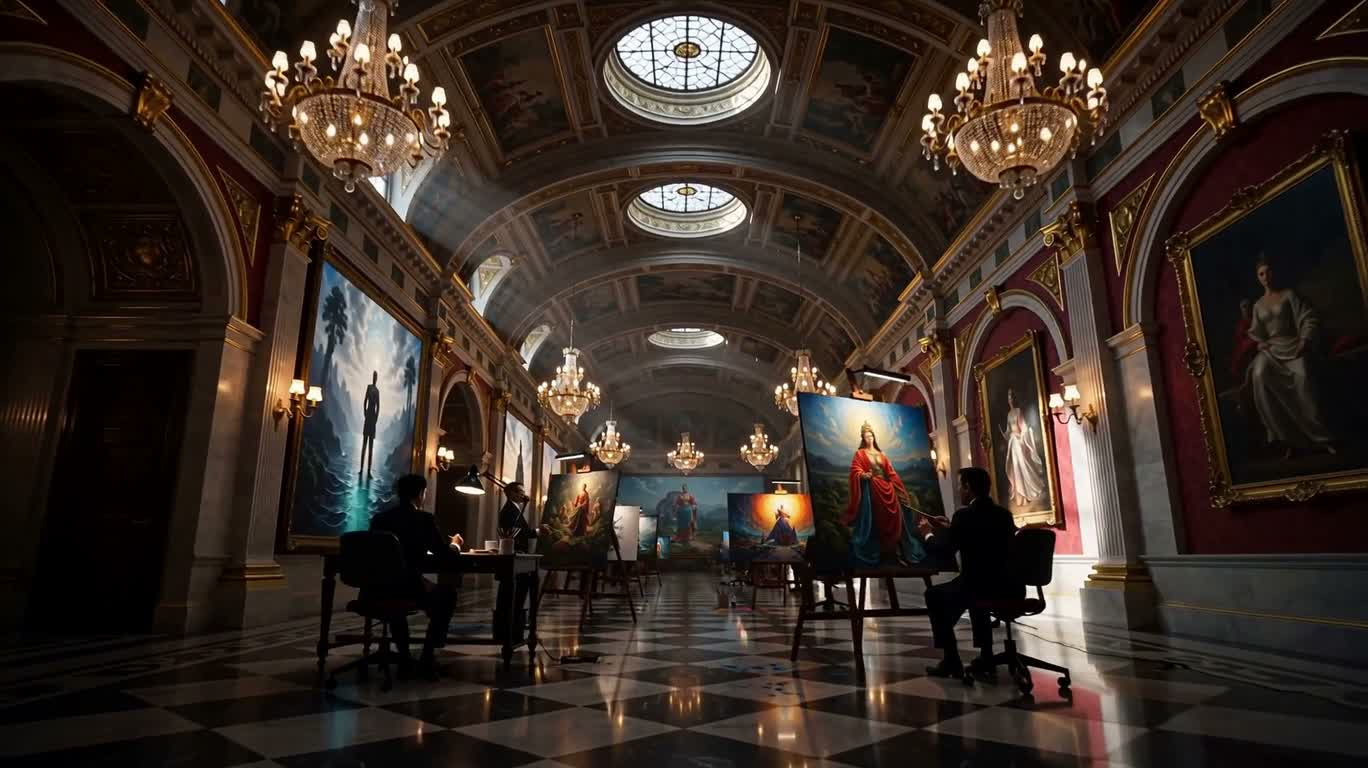 Creative Spectrum Art Hall — AI video creation
