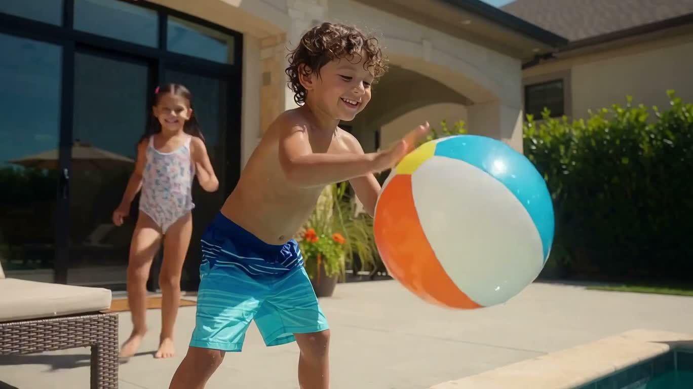 Family Holiday at the Pool