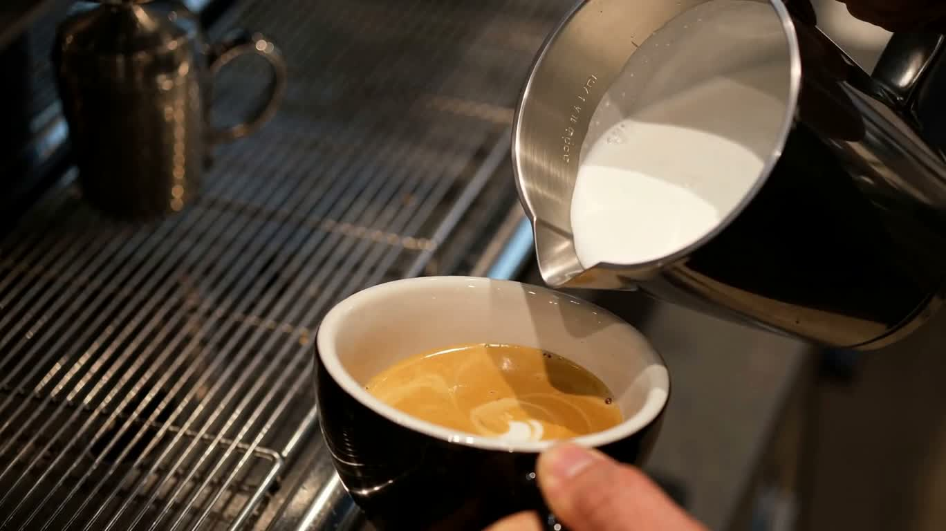 Warm Light Latte Art