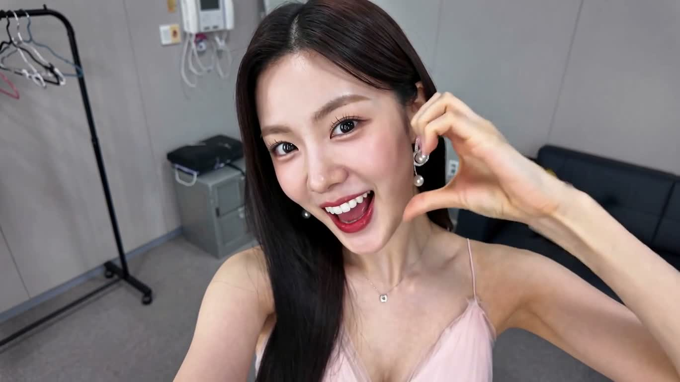 Vlog phòng thay đồ thần tượng màu hồng