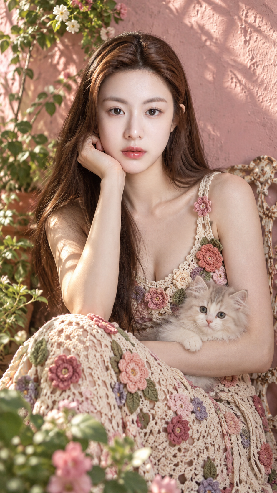 三模式成年女性自然光时尚肖像模板