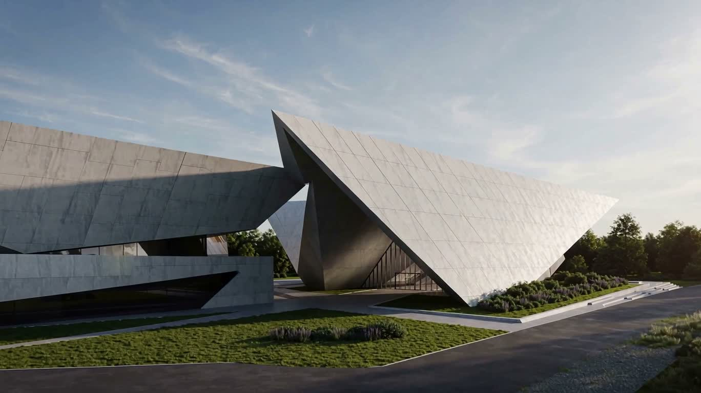 三角ドームの未来建築