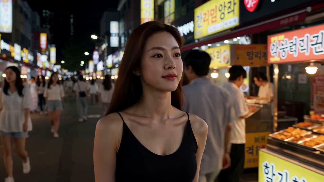 Bữa ăn ở chợ đêm mùa hè