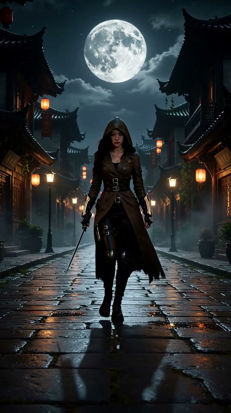 Hooded Blade Heroine