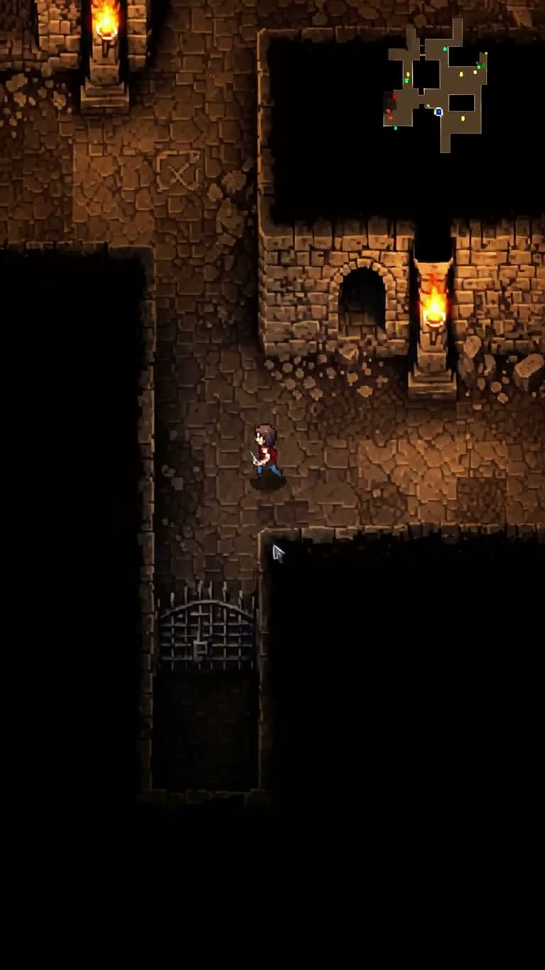 Shadowy Adventure in the Pixel Dungeon