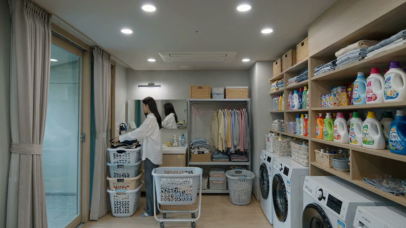 Quiet Laundry Time